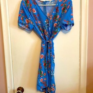 Blue romper perfect for summer.